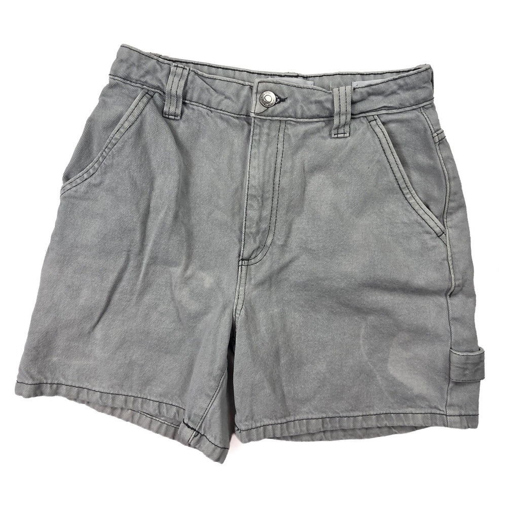Cotton On Green Acid Wash Carpenter Denim Shorts Women's Size 4